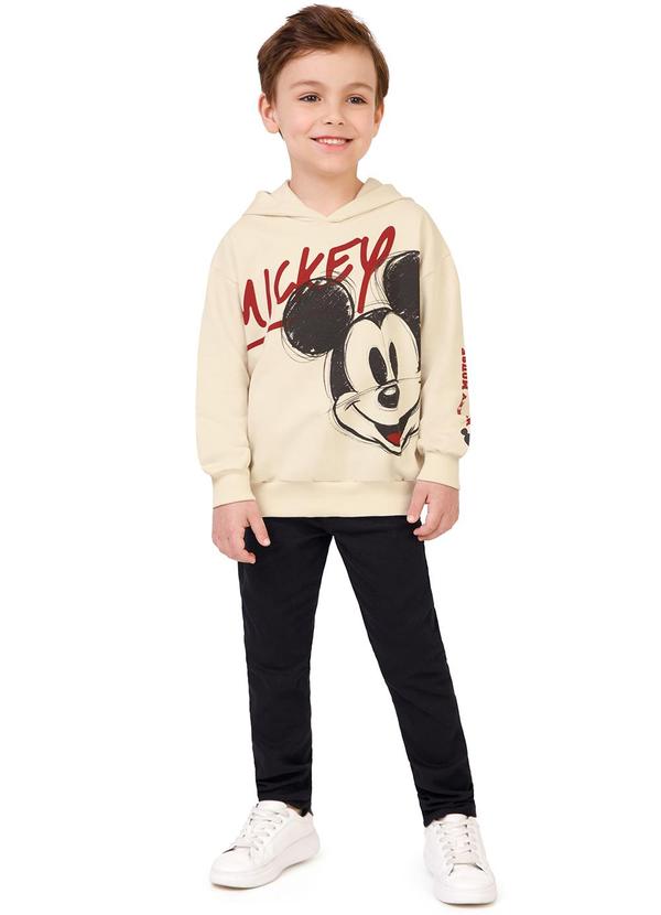 Malwee Kids - Blusão com Capuz Mickey Mouse® Bege 2