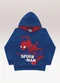 Fakini Kids - Blusão com Capuz Spider-Man Vermelho - variação: Azul