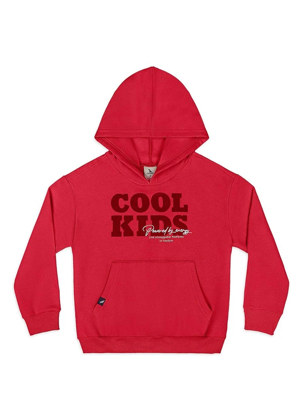 Quimby - Blusão Cool Kids Moletom Vermelho 5