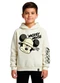 Malwee Kids - Blusão Flanelado Mickey Mouse® Cinza Escuro - variação: Bege