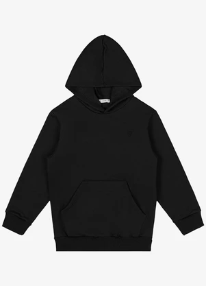 Trick Nick - Blusão Infantil com Capuz Preto - TRICK NICK