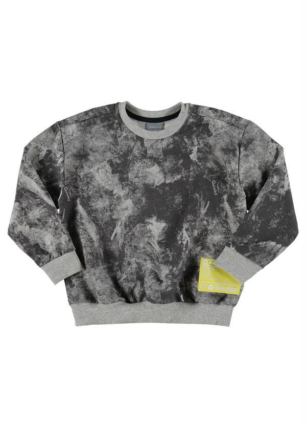 Quimby - Blusão Infantil em Moletinho Cinza 3