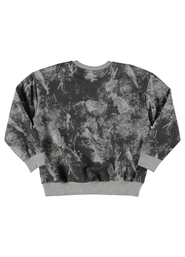 Quimby - Blusão Infantil em Moletinho Cinza 4