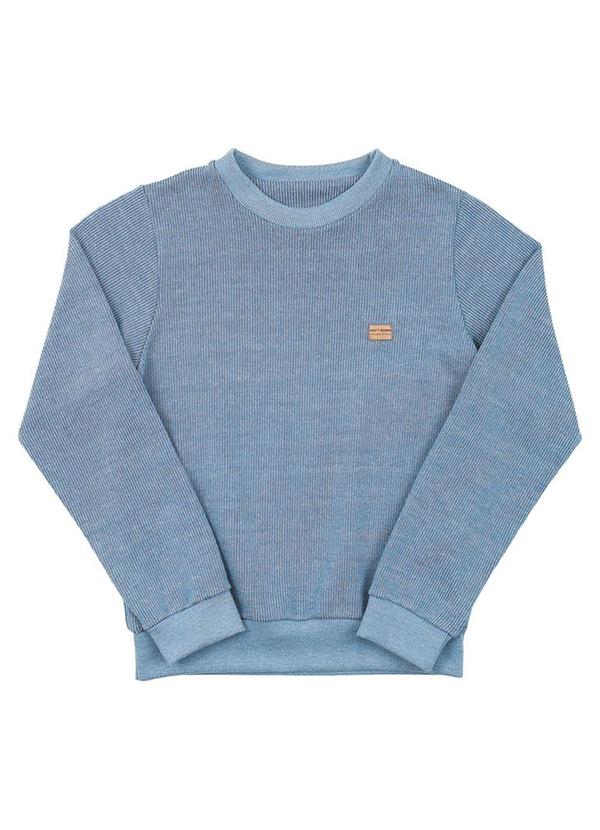 Soft Bonni - Blusão Infantil em Tricô Marajó Azul 3