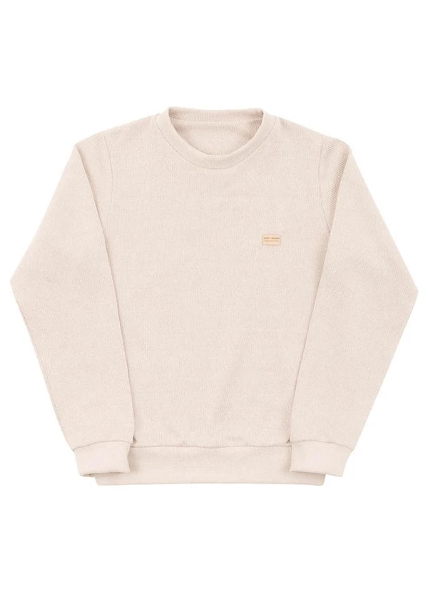 Soft Bonni - Blusão Infantil em Tricô Marajó Bege 3