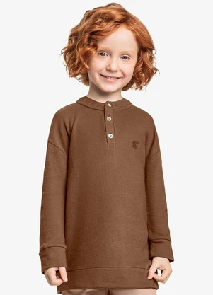 Trick Nick - Blusão Infantil Marrom - TRICK NICK