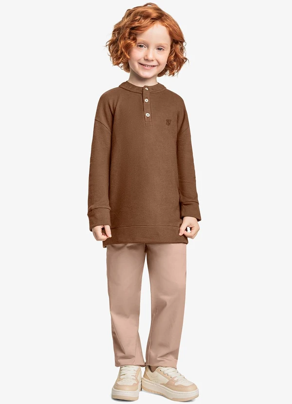 Trick Nick - Blusão Infantil Marrom 3