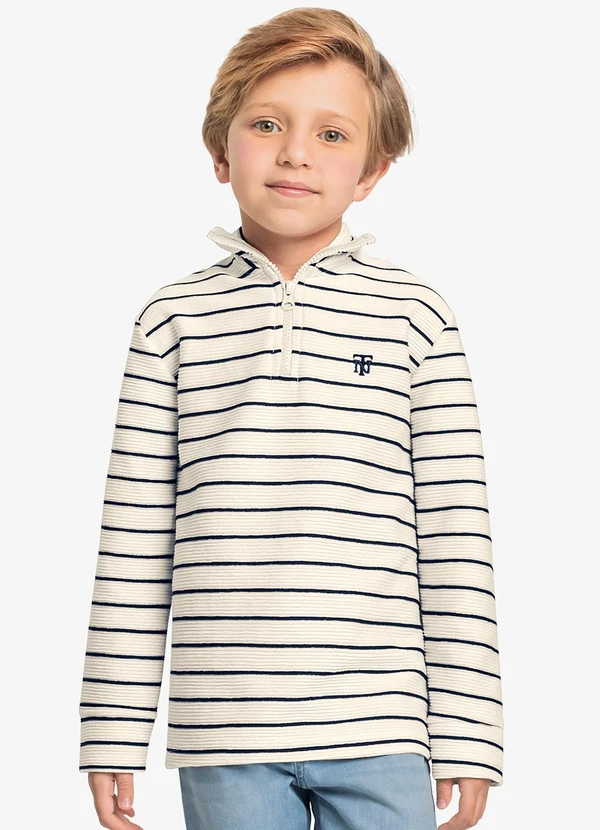 Trick Nick - Blusão Infantil Masculino Bege