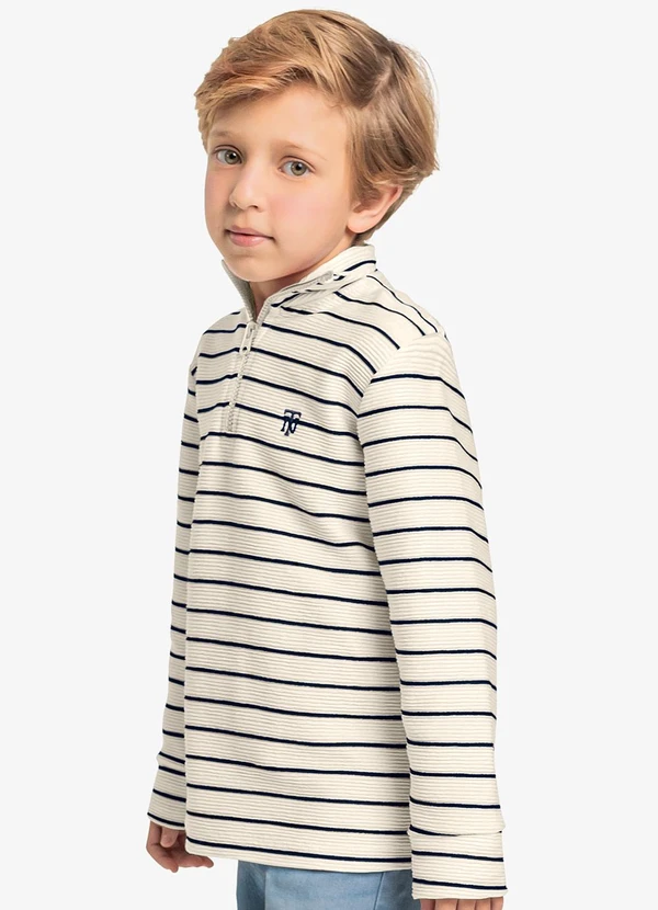 Trick Nick - Blusão Infantil Masculino Bege 4