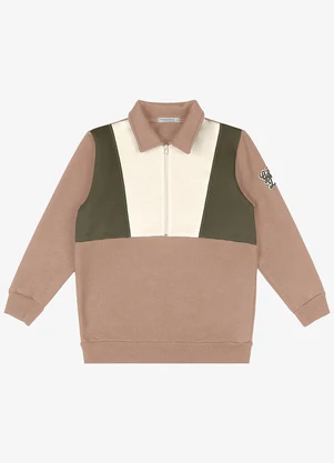 Trick Nick - Blusão Infantil Masculino Marrom - TRICK NICK