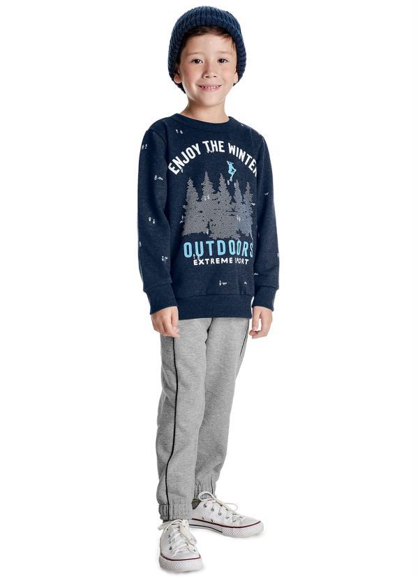 Rovi Kids - Blusão Infantil Menino Outdoor Azul 3