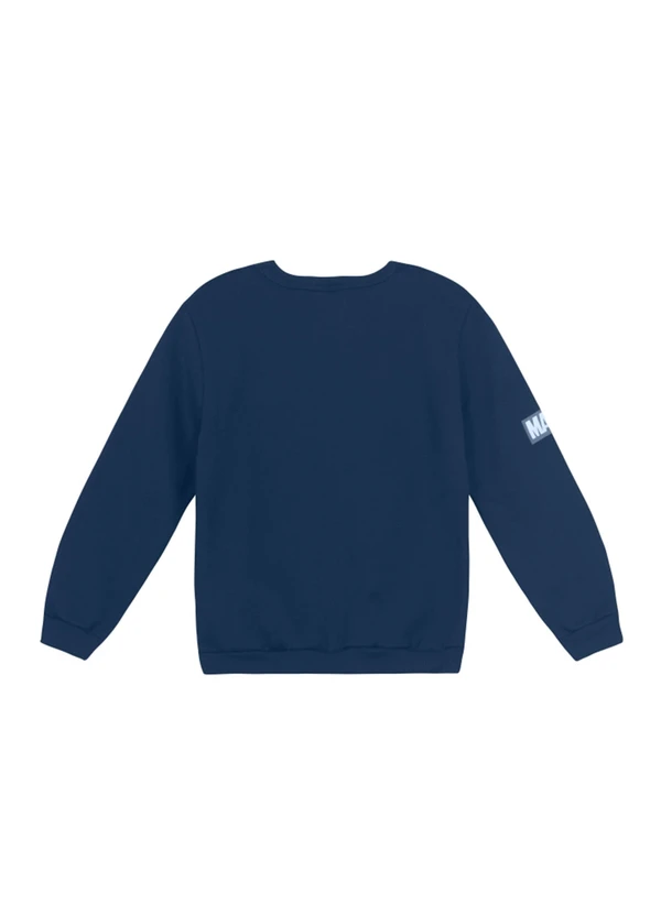 Brandili - Blusão Infantil Menino Avengers Azul 4