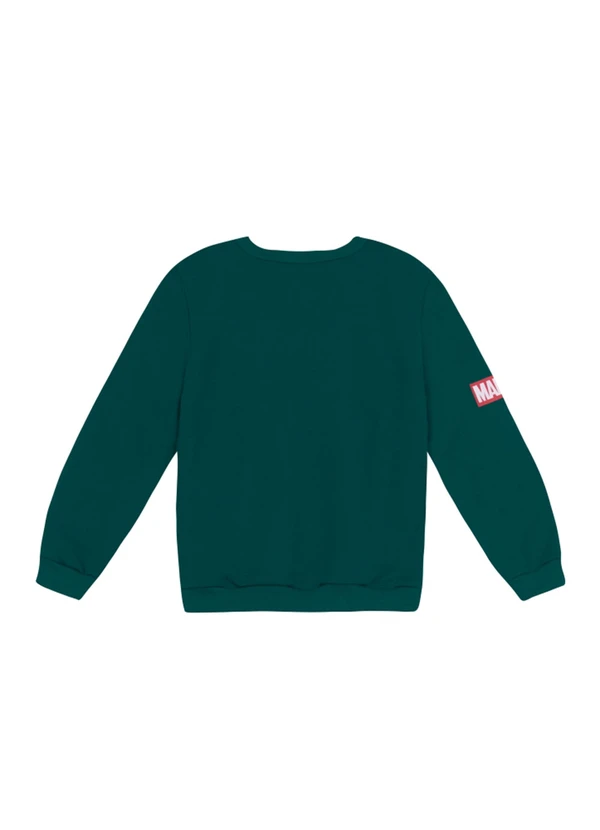 Brandili - Blusão Infantil Menino Avengers Verde 4