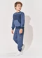 Abrange - Blusão Infantil Menino Dvtt Season Cinza - variação: Azul