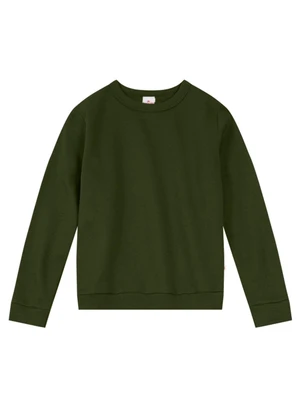 Brandili - Blusão Infantil Menino em Moletom Azul - BRANDILI