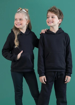 Soft Bonni - Blusão Infantil Preto - SOFT BONNI