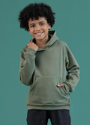 Soft Bonni - Blusão Infantil Verde Azeite - SOFT BONNI