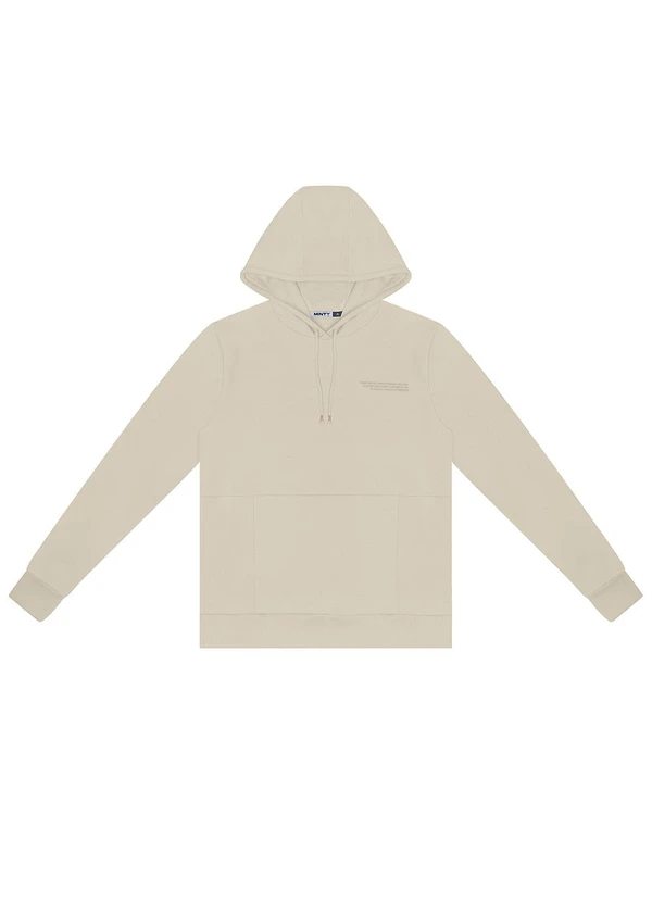 Minty - Blusão Juvenil Masculino com Capuz Bege