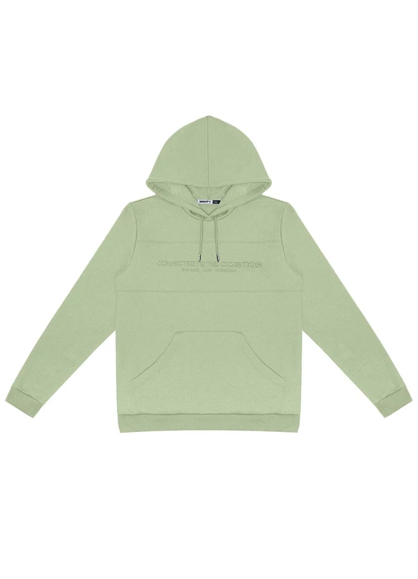 Minty - Blusão Juvenil Masculino com Capuz Verde