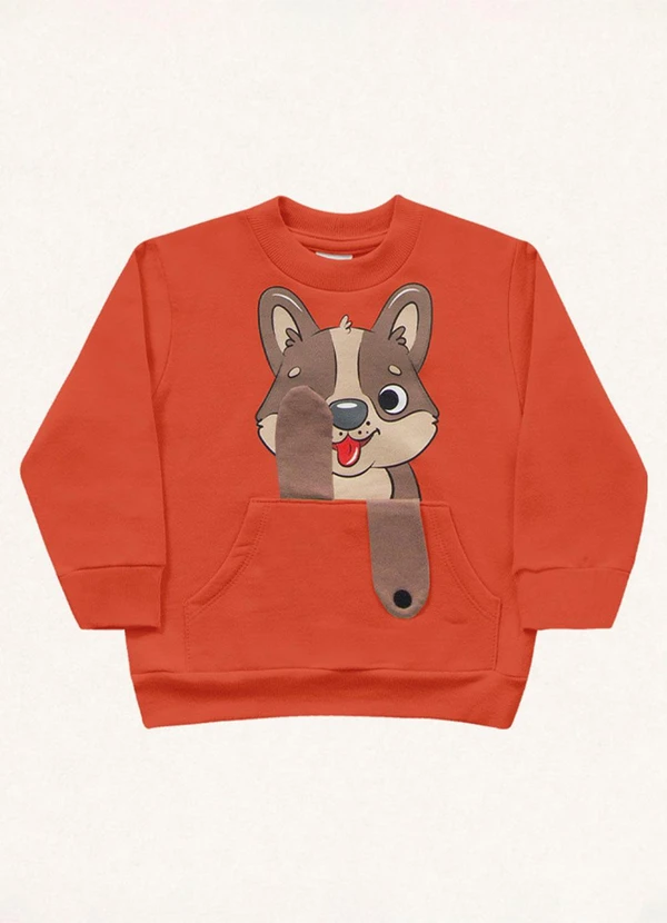 Fakini Kids - Blusão Laranja