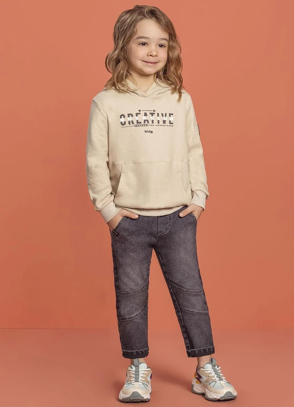 Ioluig - Blusão Menino Creative Bege 2