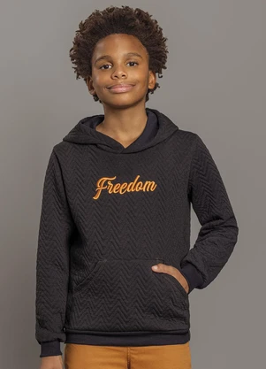 Ioluig - Blusão Menino Matelassê Preto - IOLUIG