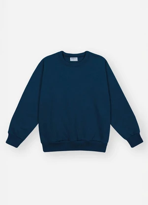 Abrange - Blusão Moletom Felpado Infantil Menino Azul - ABRANGE