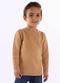 Up Baby - Blusão Moletom Gorgurão Marrom - variação:  