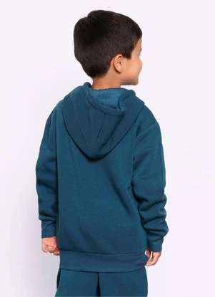 Torra - Blusão Moletom Infantil Capuz Marinho - TORRA