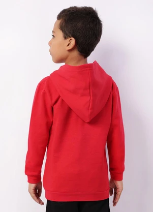 Torra - Blusão Moletom Infantil Mickey Vermelho - TORRA