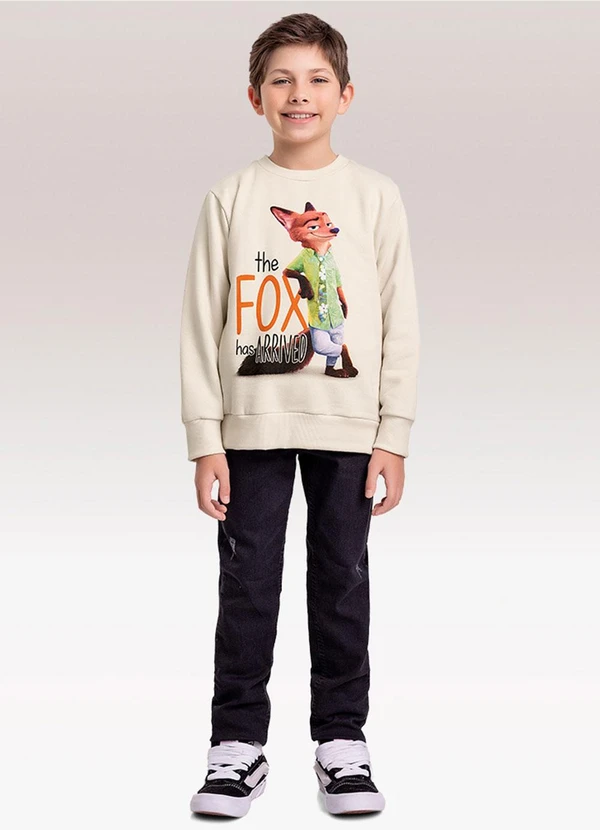 Fakini Kids - Blusão Zootopia Bege 3