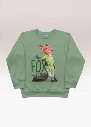 Fakini Kids - Blusão Zootopia Verde - FAKINI KIDS