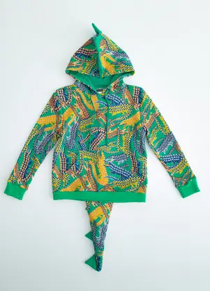 Bento - Casaco de Menino Moletom Jacadino Verde - BENTO