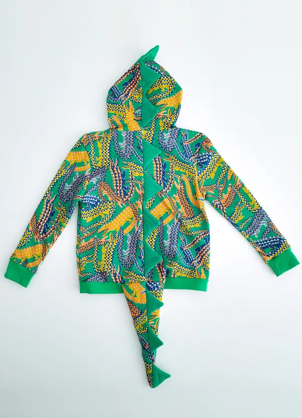 Bento - Casaco de Menino Moletom Jacadino Verde 3