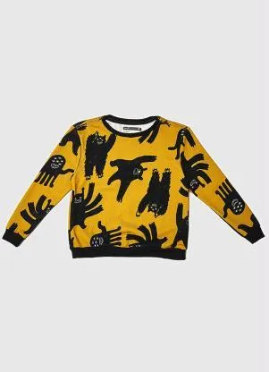 Bento - Casaco de Menino Moletom Trengos Amarelo - BENTO