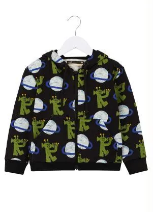 Bento - Casaco de Moletom Estampa Camarada Preto - BENTO