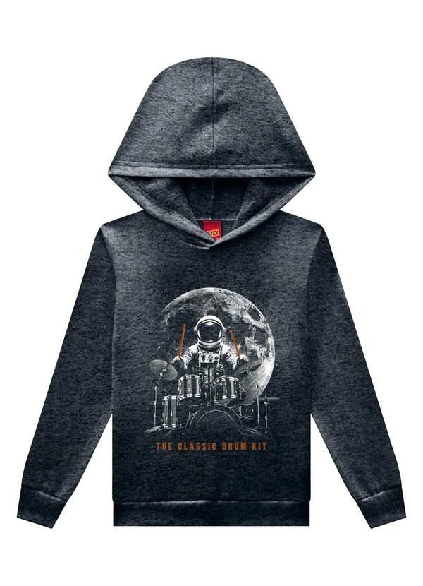 Kyly - Casaco Infantil Menino Astronauta Cinza 3