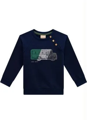 Milon - Casaco Infantil Menino Marinho - MILON