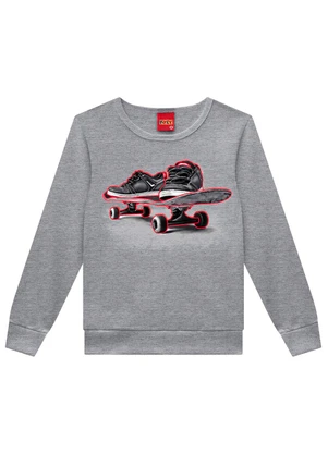 Kyly - Casaco Infantil Menino Skate Cinza - KYLY