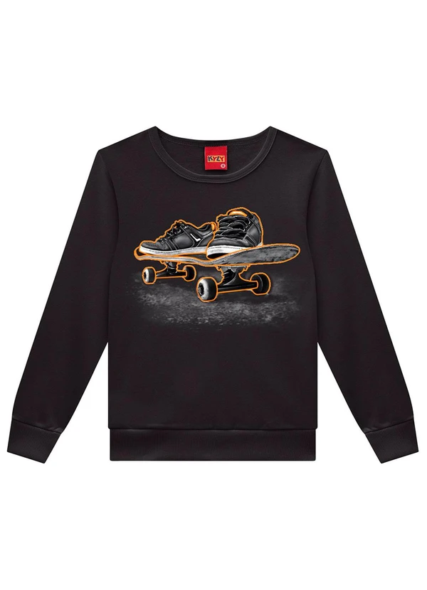 Kyly - Casaco Infantil Menino Skate Cinza