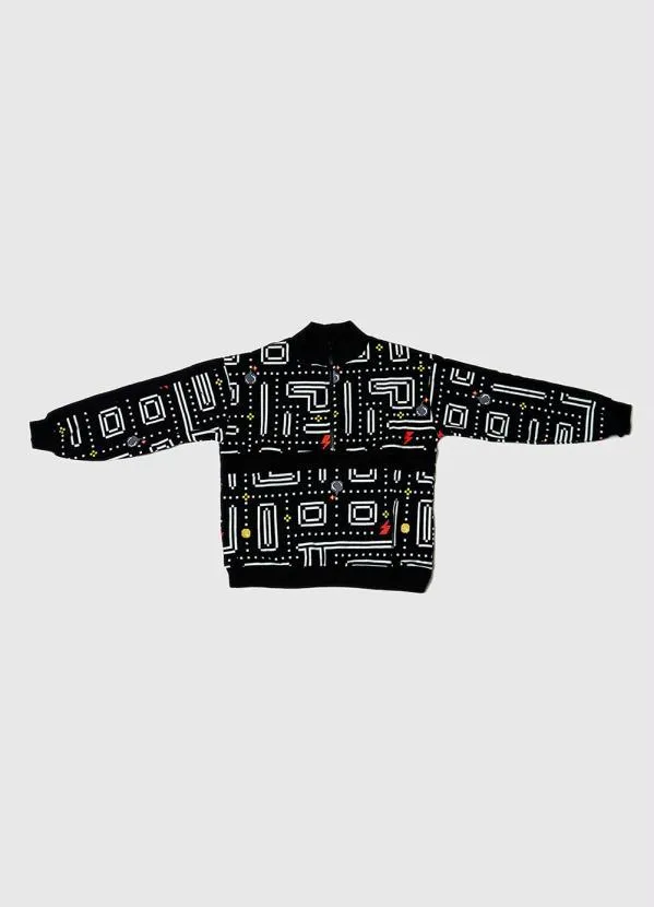 Bento - Casaco Menino de Moletom Bônus Preto