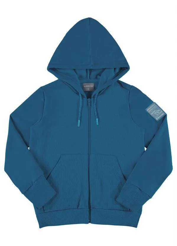 Quimby - Jaqueta Básica Unissex Infantil Azul 3