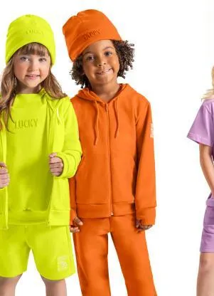 Quimby - Jaqueta Básica Unissex Infantil Laranja - QUIMBY