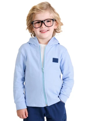 Tink Bink - Jaqueta com Capuz em Moletom Azul - TINK BINK