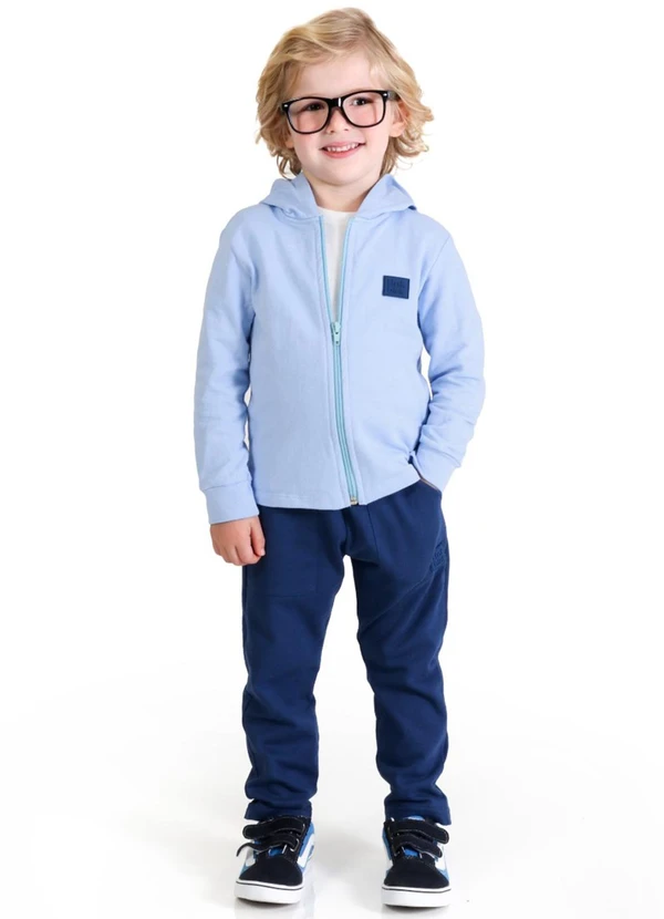 Tink Bink - Jaqueta com Capuz em Moletom Azul 2