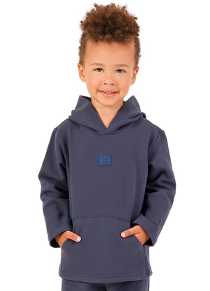 Tink Bink - Jaqueta Moletom com Capuz Marinho - TINK BINK