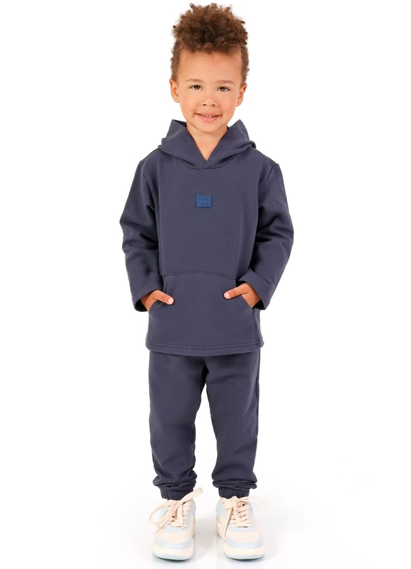 Tink Bink - Jaqueta Moletom com Capuz Marinho 2