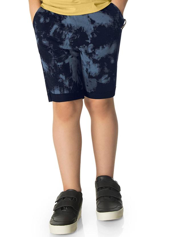 Rovi Kids - Bermuda Infantil Menino Azul