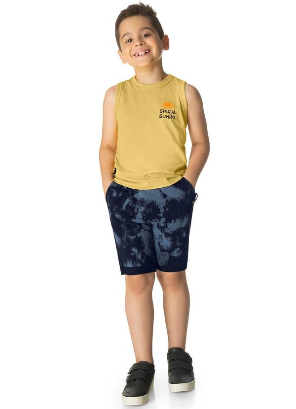 Rovi Kids - Bermuda Infantil Menino Azul 3