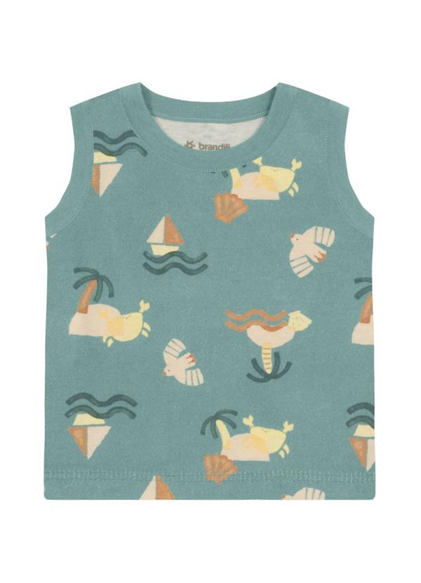 Brandili - Kit Bebê Menino com 3 Regatas Sortidas 4